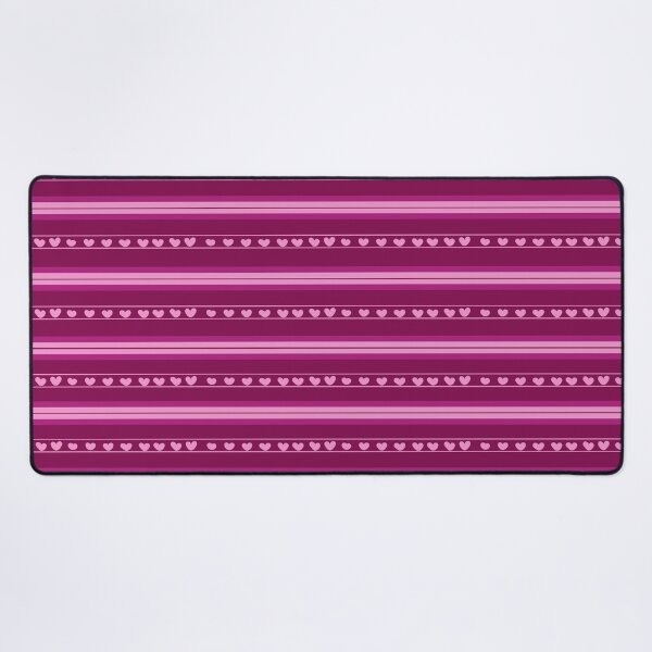 Item preview, Dark Pink & Pink Hearts in Stripes designed and sold by KSimpson838.