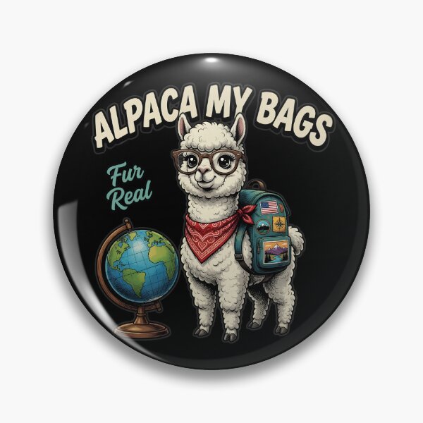 Item preview, Alpaca My Bags Funny Travel Pun Design designed and sold by TshirtsOnline-.