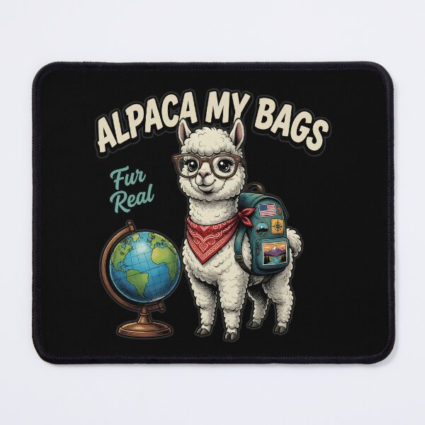 Item preview, Alpaca My Bags Funny Travel Pun Design designed and sold by TshirtsOnline-.
