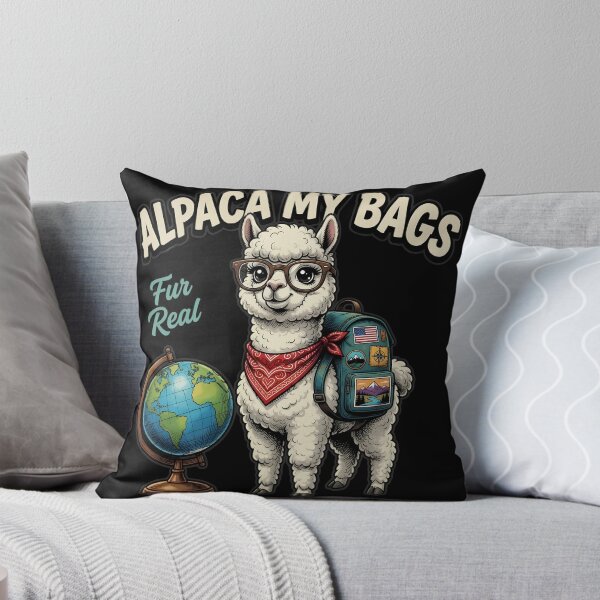 Item preview, Alpaca My Bags Funny Travel Pun Design designed and sold by TshirtsOnline-.