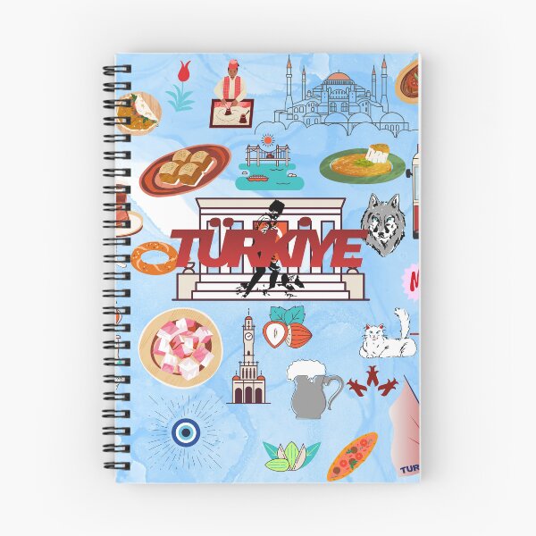 Item preview, Türkiye Culture Icons and Turkish Food Collage designed and sold by busesplace.