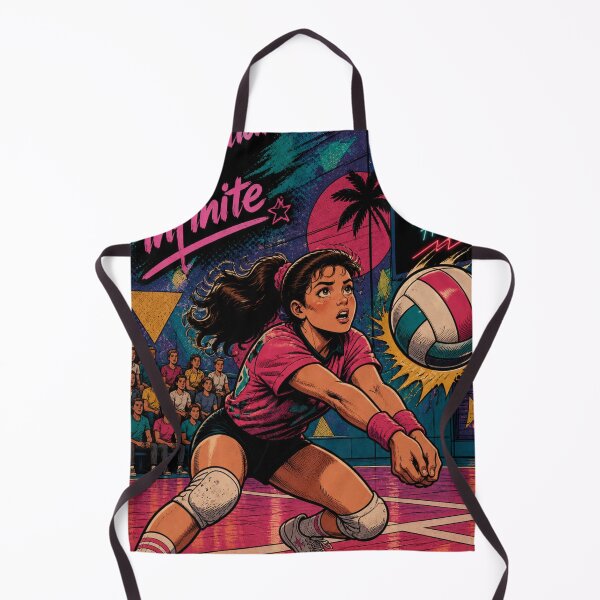 Item preview, Your Potential is Infinite – Retro 80s Volleyball Comic Art designed and sold by reflejoentinta.