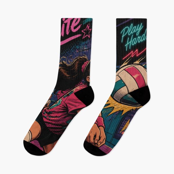 Item preview, Your Potential is Infinite – Retro 80s Volleyball Comic Art designed and sold by reflejoentinta.