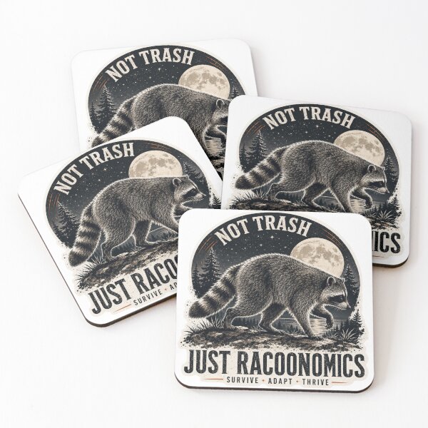Item preview, Jimothy Raccoon - Viral Seattle Raccoon, Short Spine Syndrome Raccoon designed and sold by PatternFly.