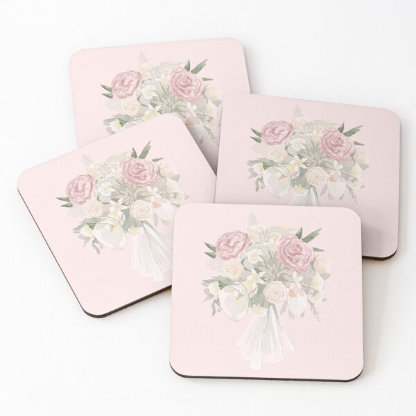Item preview, Watercolor Blush Floral Wedding Bouquet designed and sold by Aren Ra.