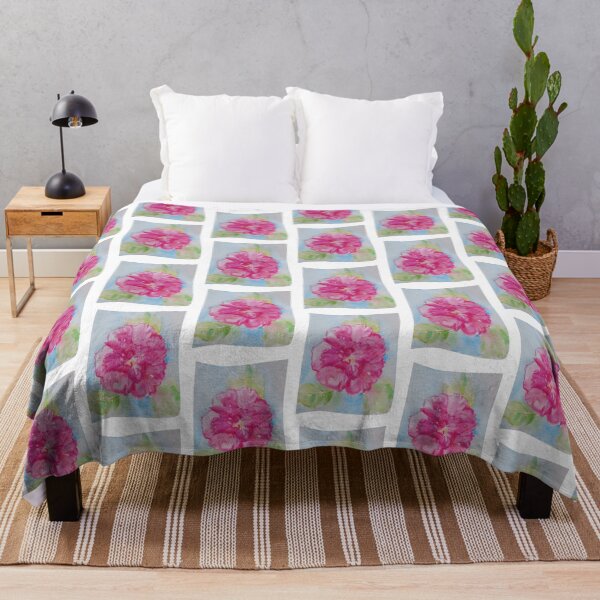 Item preview, Magenta hibiscus watercolour designed and sold by GalleryNora.