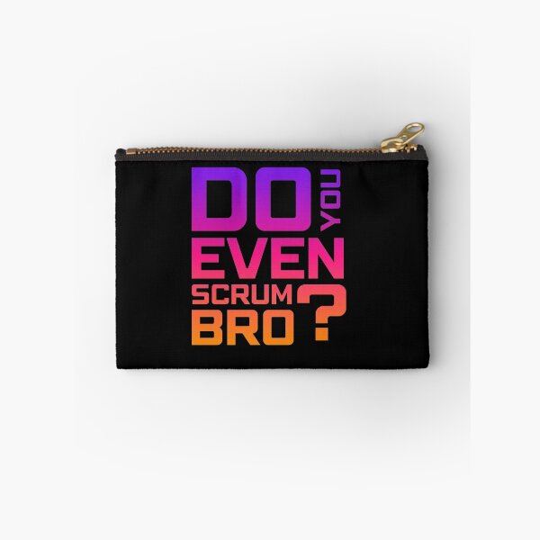 Item preview, Funny Scrum Master - Do You Even Scrum Bro Agile Tech - Synthwave Edition designed and sold by 3hornCreations.