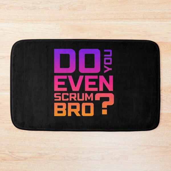 Item preview, Funny Scrum Master - Do You Even Scrum Bro Agile Tech - Synthwave Edition designed and sold by 3hornCreations.