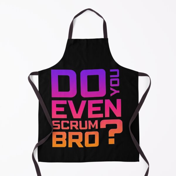 Item preview, Funny Scrum Master - Do You Even Scrum Bro Agile Tech - Synthwave Edition designed and sold by 3hornCreations.