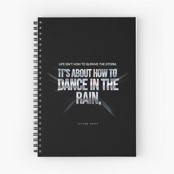 Item preview, Dance In The Rain - Taylor Swift Holographic Chrome Type designed and sold by Enea Kelo.