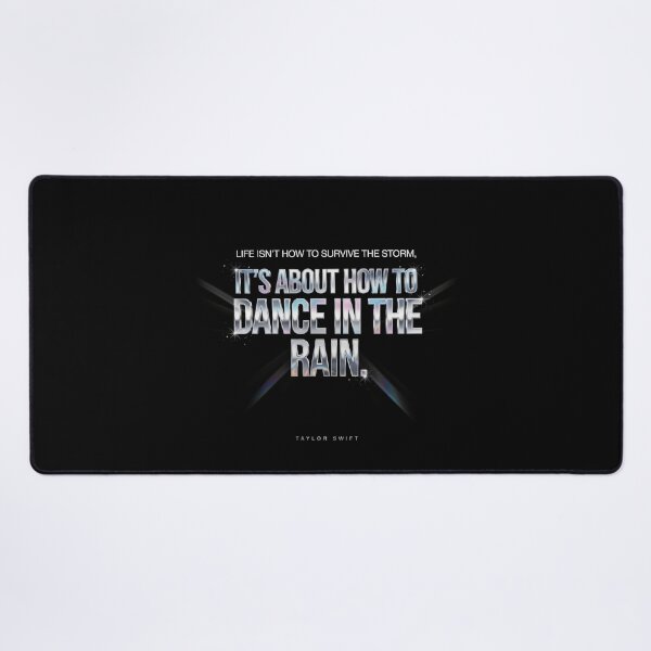 Item preview, Dance In The Rain - Taylor Swift Holographic Chrome Type designed and sold by Enea Kelo.