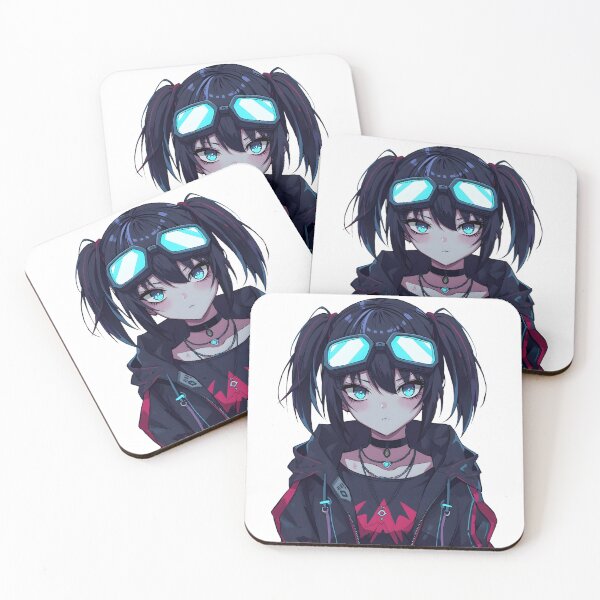 Item preview, Edgy Cyber-Goth Anime Girl Streetwear designed and sold by tokstoremx.