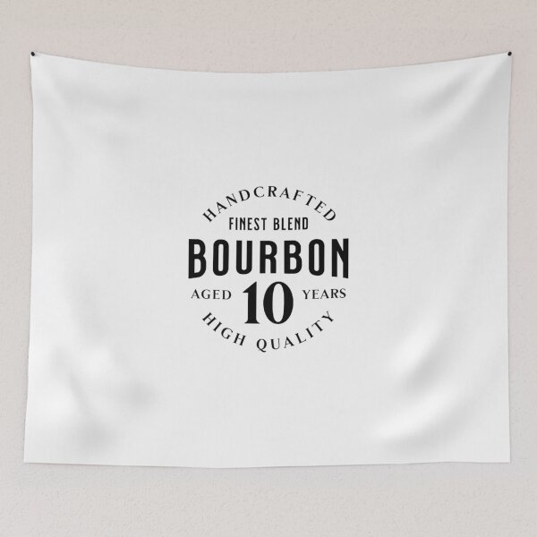 Item preview, Bourbon Aged 10 Years Vintage Whiskey Badge designed and sold by BoosterShop.
