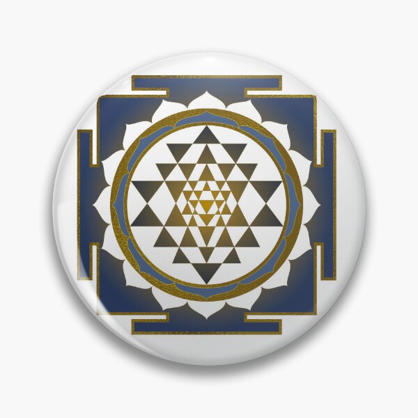 Item preview, Blue Sri Yantra | Sacred Geometry Collection designed and sold by Aren Ra.