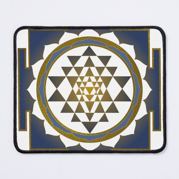 Item preview, Blue Sri Yantra | Sacred Geometry Collection designed and sold by Aren Ra.