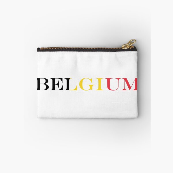 Item preview, Belgium Country Name Typography Flag  designed and sold by NTGUILTY.