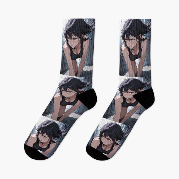 Item preview, Manga - Stylized Female Character, Dynamic and Troubling Urban Scene designed and sold by AnimeShin.