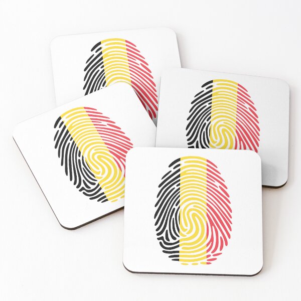 Item preview, Belgium Flag Fingerprint Identity | Belgian DNA Heritage Graphic designed and sold by NTGUILTY.