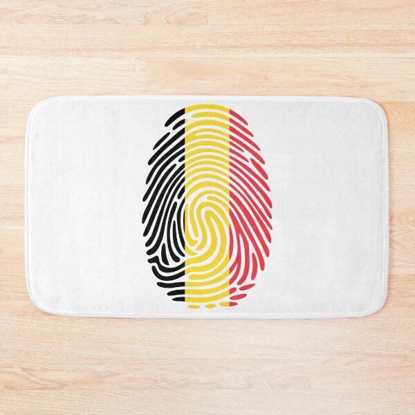 Item preview, Belgium Flag Fingerprint Identity | Belgian DNA Heritage Graphic designed and sold by NTGUILTY.