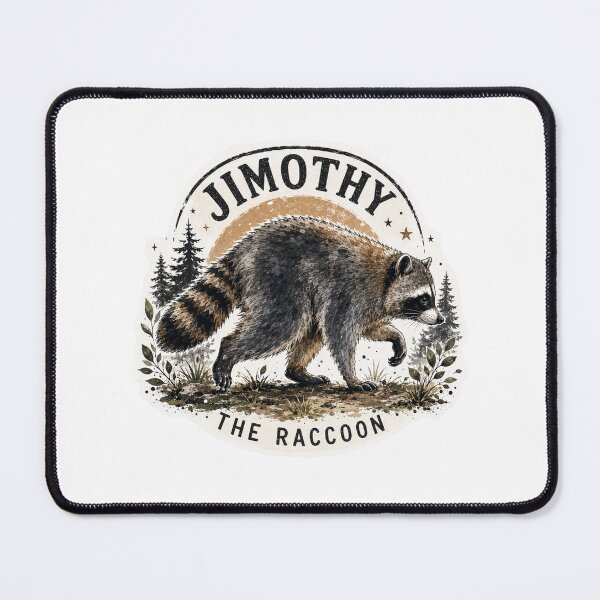 Item preview, Jimothy Raccoon - Viral Seattle Raccoon, Short Spine Syndrome Raccoon designed and sold by PatternFly.