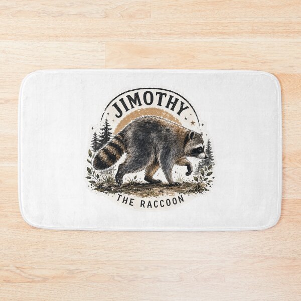 Item preview, Jimothy Raccoon - Viral Seattle Raccoon, Short Spine Syndrome Raccoon designed and sold by PatternFly.