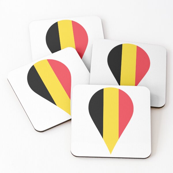 Item preview, Belgium Flag Location Pin Map Marker | Belgian Destination GPS Icon designed and sold by NTGUILTY.