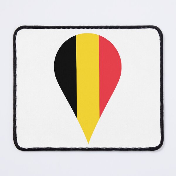 Item preview, Belgium Flag Location Pin Map Marker | Belgian Destination GPS Icon designed and sold by NTGUILTY.