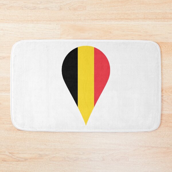 Item preview, Belgium Flag Location Pin Map Marker | Belgian Destination GPS Icon designed and sold by NTGUILTY.