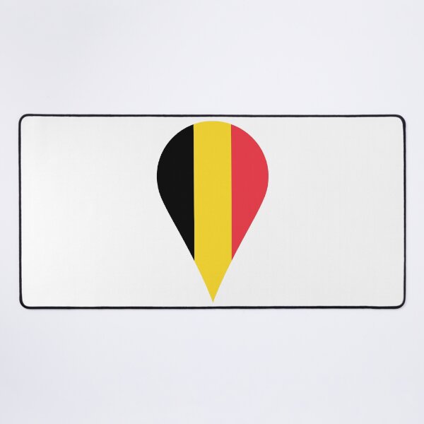 Item preview, Belgium Flag Location Pin Map Marker | Belgian Destination GPS Icon designed and sold by NTGUILTY.