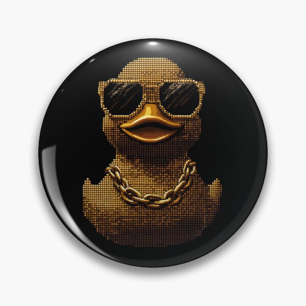 Artikelvorschau, Golden Pixel Gangster Ducky entworfen und verkauft von ClubVacay.