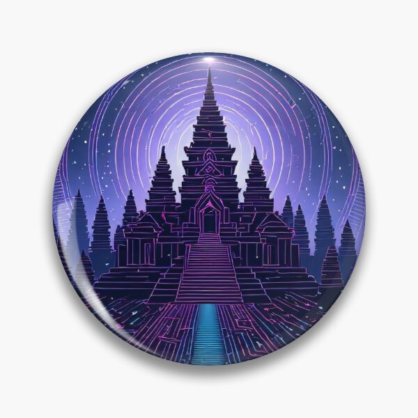 Item preview, Digital temple complex on a circuit board designed and sold by Mianku | Für das Leben.