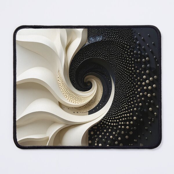 Item preview, Intricate Black and White Spiral Design designed and sold by Vicky Brago-Mitchell®.