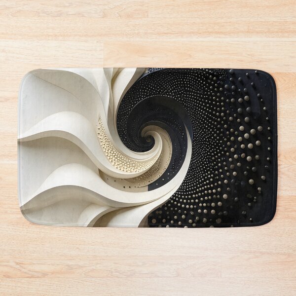 Item preview, Intricate Black and White Spiral Design designed and sold by Vicky Brago-Mitchell®.