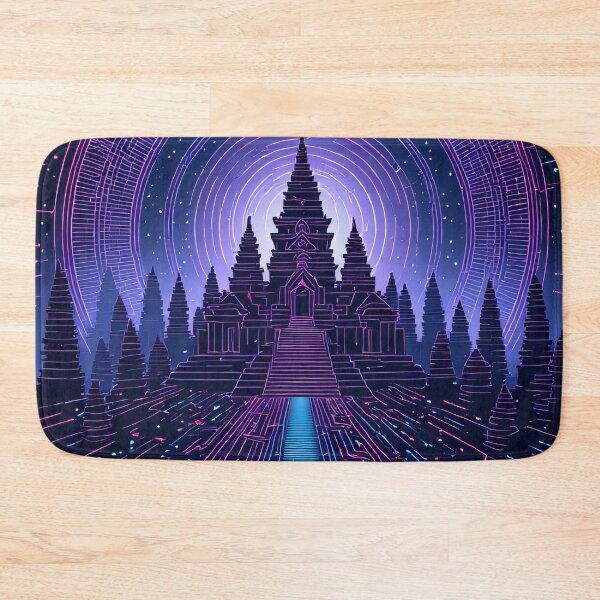Item preview, Digital temple complex on a circuit board designed and sold by Mianku | Für das Leben.