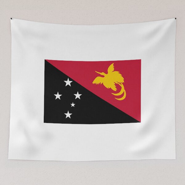 Item preview, Papua New Guinea flag yellow bird designed and sold by vibeno1.
