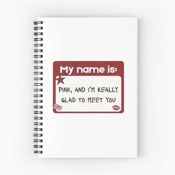 Item preview, Pink Pantheress ☆ cherry red name tag designed and sold by Heart to Heart.
