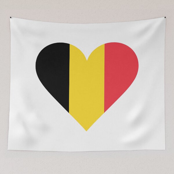 Item preview, Belgium Heart Flag Graphic | I Love Belgium Patriotic Symbol designed and sold by NTGUILTY.