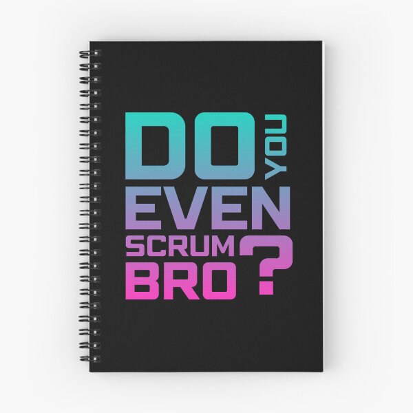 Item preview, Funny Scrum Master - Do You Even Scrum Bro Agile Tech - Cyberpunk Edition designed and sold by 3hornCreations.