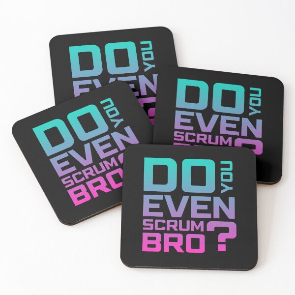 Item preview, Funny Scrum Master - Do You Even Scrum Bro Agile Tech - Cyberpunk Edition designed and sold by 3hornCreations.