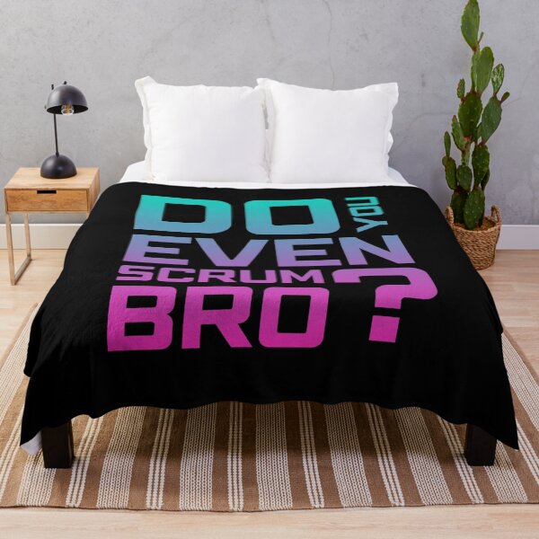Item preview, Funny Scrum Master - Do You Even Scrum Bro Agile Tech - Cyberpunk Edition designed and sold by 3hornCreations.