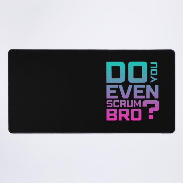 Item preview, Funny Scrum Master - Do You Even Scrum Bro Agile Tech - Cyberpunk Edition designed and sold by 3hornCreations.