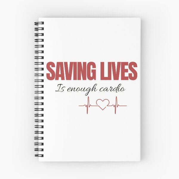 Item preview, SAVING LIVES IS ENOUGH CARDIO designed and sold by cloudberyDesign.