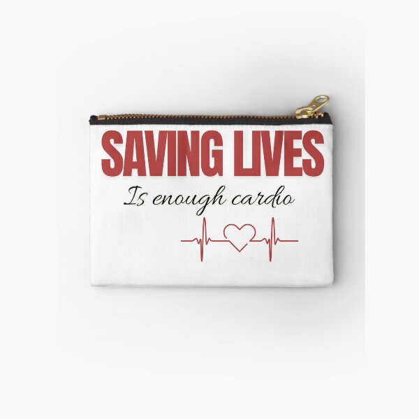 Item preview, SAVING LIVES IS ENOUGH CARDIO designed and sold by cloudberyDesign.