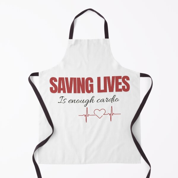 Item preview, SAVING LIVES IS ENOUGH CARDIO designed and sold by cloudberyDesign.