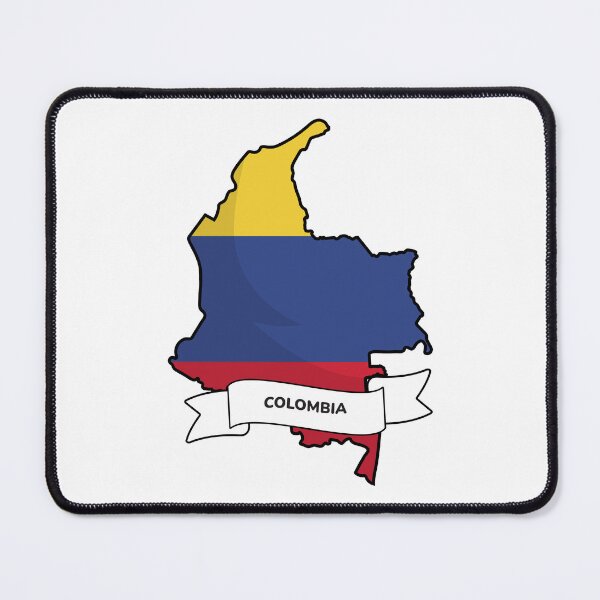 Item preview, Colombia Map Flag Silhouette Graphic designed and sold by Travel.Art.