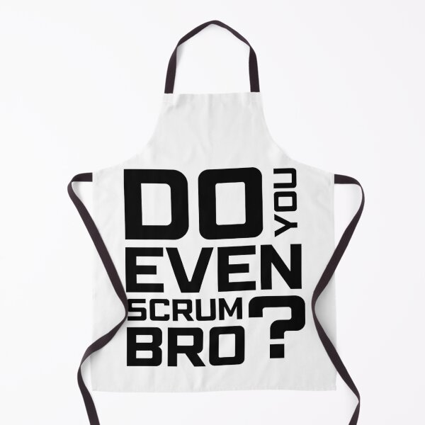Item preview, Funny Scrum Master - Do You Even Scrum Bro Agile Tech - Minimalist Black and White Edition designed and sold by 3hornCreations.