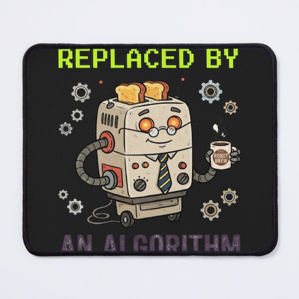 Item preview, Replaced by an Algorithm – Toaster Robot designed and sold by yanderedev.