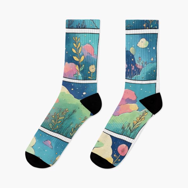 Item preview, Dreamlike cloudscape with floral elements designed and sold by Mianku | Für das Leben.
