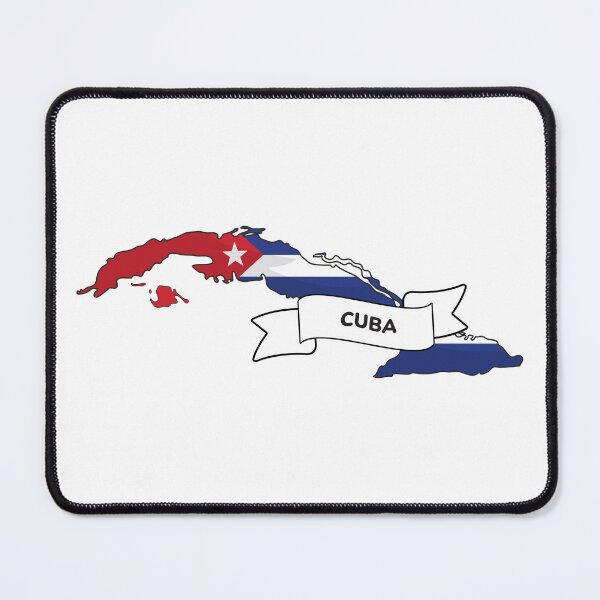 Item preview, Cuba Flag Map Graphic Artwork designed and sold by Travel.Art.