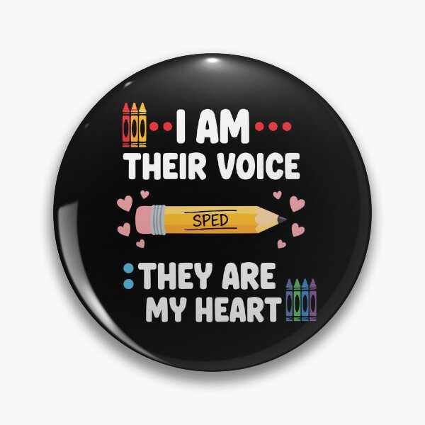 Item preview, I Am Their Voice SPED They Are My Heart Special Education Teacher Educator designed and sold by PopStars1993.